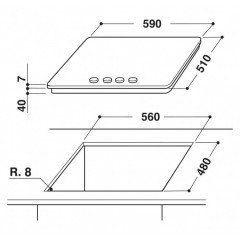 Варочная панель Whirlpool GMWL 628/IXL EE