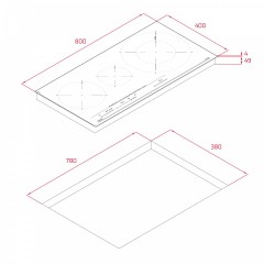 Варочная панель Teka IZC 83620 MST BLACK