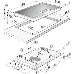 Варочная панель Miele KM 2356-1