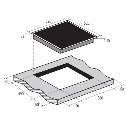 Варочная панель ZUGEL ZEH603FB