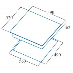 Варочная панель CATA IBG 6303 BK