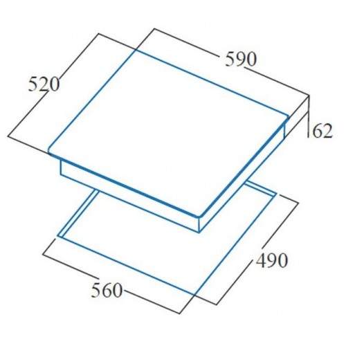 Варочная панель CATA IBG 6303 BK