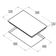 Варочная панель CATA IB 6030 WH