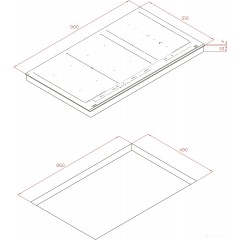 Варочная панель Teka IZF 99700 MST BLACK 112500031
