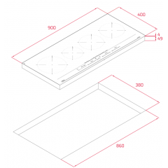 Варочная панель Teka IZC 94620 MST BLACK 112500040