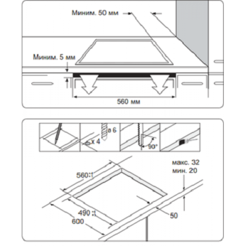 Варочная панель Samsung NZ64F3NM1AB