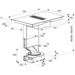 Варочная панель Bertazzoni P784ICHNE