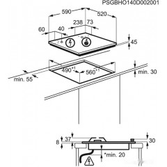 Варочная панель Electrolux EGS6436WW