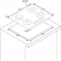 Варочная панель Candy CVG6B