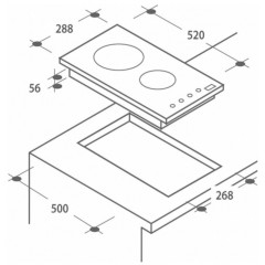 Варочная панель Candy CID 30/G3