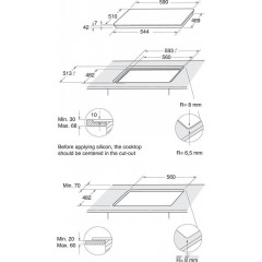 Варочная панель Whirlpool AKT 616 NB