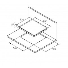 Варочная панель Kuppersberg ICS 622 R