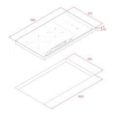 Варочная панель Teka IZS 96700 MST BLACK 112500033