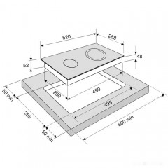 Варочная панель Krona Laurel 30 BL