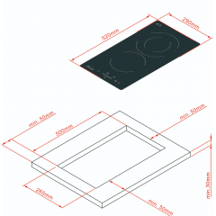 Варочная панель Monsher MHE 3002