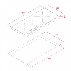 Варочная панель Teka IZC 93320 MST Black 112510025 (черный)