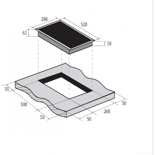 Варочная панель ZUGEL ZIH293W