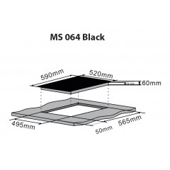 Варочная панель ZorG Technology MS 064 (черный)