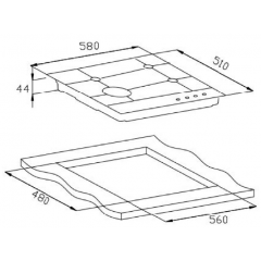 Варочная панель Weissgauff HG 640 WG