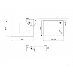 Варочная панель Smeg SIM1864DG