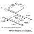 Варочная панель Maunfeld CVI453SBWH