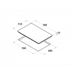 Варочная панель Schtoff H 6105 P06 IS (белый)