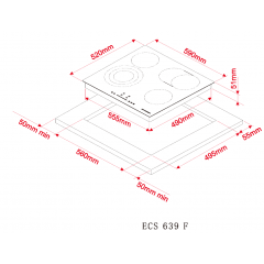 Варочная панель Kuppersberg ECS 639 F