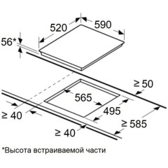 Варочная панель Maunfeld CVI594BG
