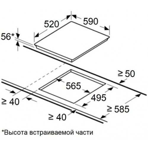 Варочная панель Maunfeld CVI594BG