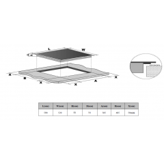 Варочная панель Weissgauff HI 632 W
