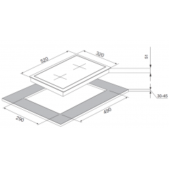 Варочная панель Kuppersberg FG 33 B