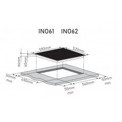 Варочная панель Zorg INO61 (черный)