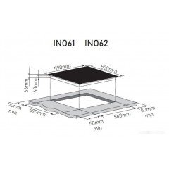 Варочная панель Zorg INO61 (черный)