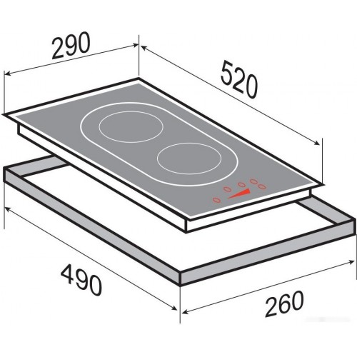 Варочная панель Zigmund & Shtain CI 29.3 B