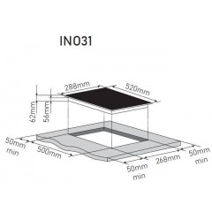 Варочная панель ZorG Technology INO31 black
