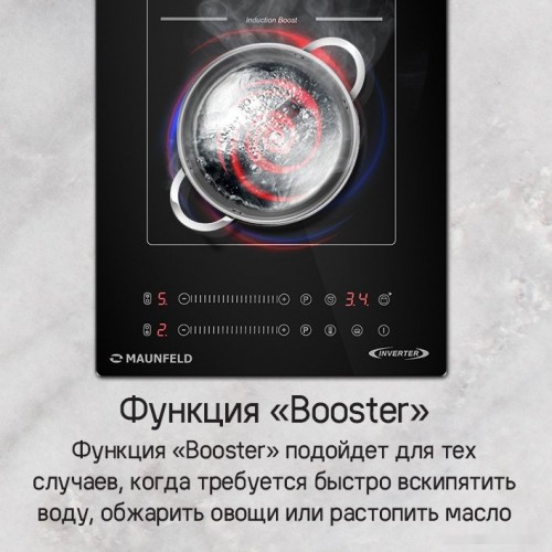 Варочная панель Maunfeld CVI292S2BWH Inverter