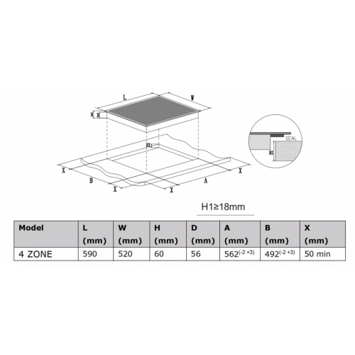 Варочная панель HAIER HHY-Y64TVAB