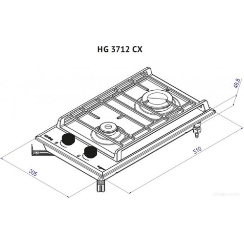 Варочная панель Korting HG 3712 CX