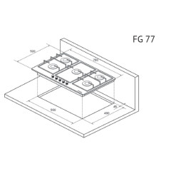Варочная панель Kuppersberg FG 77 B