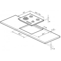 Варочная панель LEX GVG 640-1 BBL