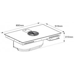 Варочная панель Bertazzoni P804ICH2M37NT
