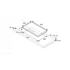 Варочная панель Bertazzoni P905CPROGNE