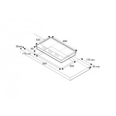 Варочная панель Bertazzoni PM365S0X