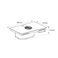 Варочная панель Bertazzoni P804ICH2M30NC
