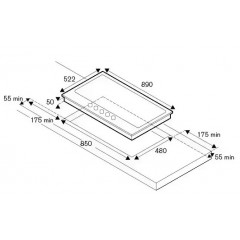 Варочная панель Bertazzoni P905CHERAX