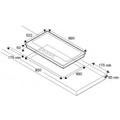 Варочная панель Bertazzoni P905LHERAC