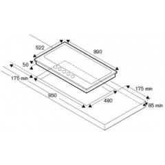 Варочная панель Bertazzoni P905LHERNE