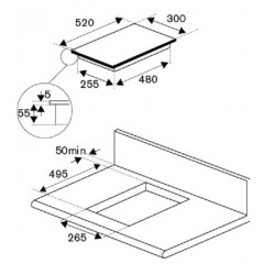 Варочная панель Bertazzoni P302I23NV