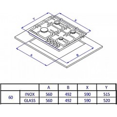 Варочная панель Weissgauff HGG 641 BGV Nano Glass