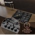 Варочная панель Weissgauff HGG 6441 BG Brass